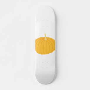 Skateboard peinture citrouille
