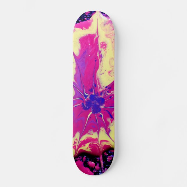 Skateboard Peinture d'art fluide (Recto)