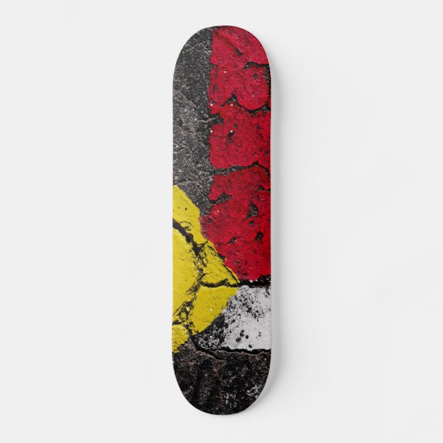 Skateboard Peinture de chaussée - Cool - Amusant (Recto)