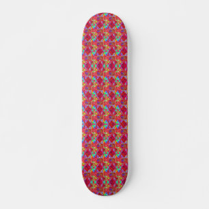Skateboard Peinture de courtepoint de jardin coloré avec Hydr