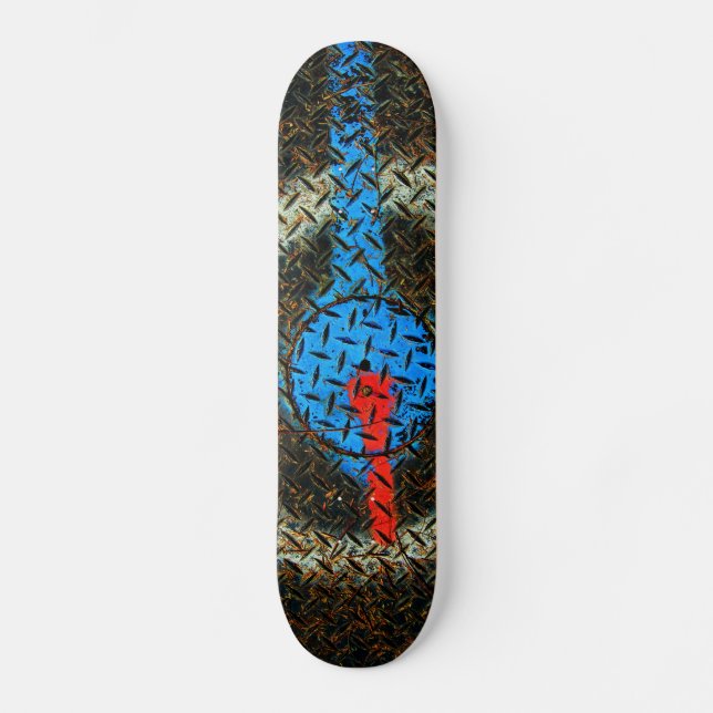 Skateboard Peinture de signalisation routière (Recto)
