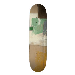 Skateboard Peinture d'expressioniste avec les courses lourdes