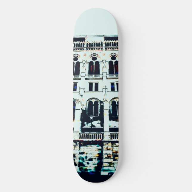 Skateboard Peinture hongroise du Parlement (Recto)