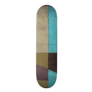 Skateboard Peinture minimaliste de Contemporay avec la