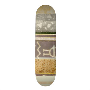 Skateboard Peinture Motif Tribale contemporaine