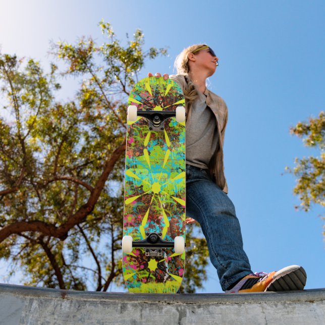 Skateboard Peinture par décompression (Extérieur 1)