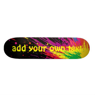Skateboard peinture planche à roulettes-colorée