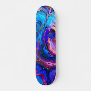 Skateboard Peintures à teintes pourpres modernes