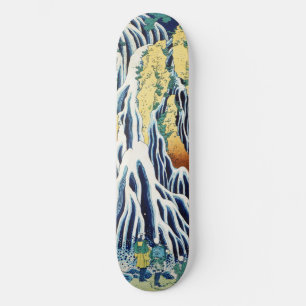 Skateboard Pèlerins à la cascade Kirifuri art japonais