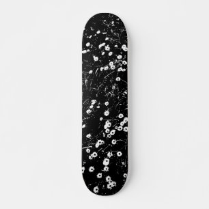Skateboard Pelouse de marguerite à contraste élevé 02