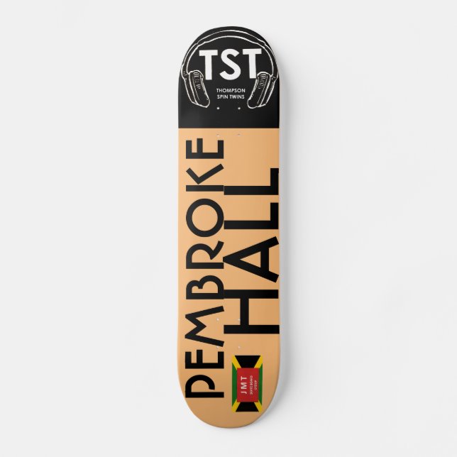 Skateboard PEMBROKE HALL Planche à roulettes (Recto)