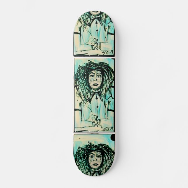 SKATEBOARD PENSEUR RÊVE GREEN GRAFF (Recto)