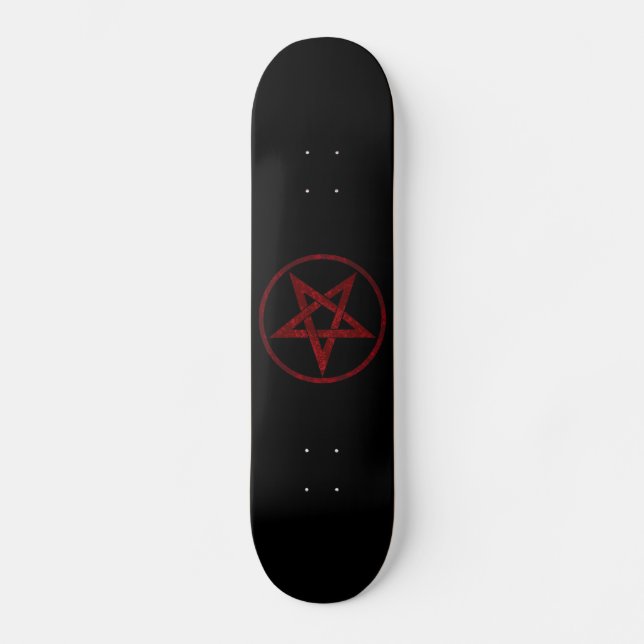 Skateboard Pentagram Red Devil (Recto)