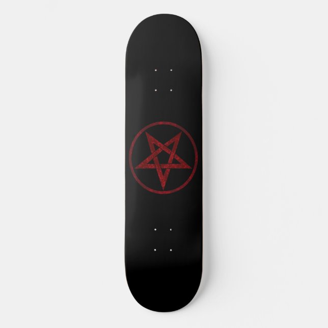 Skateboard Pentagram Red Devil (Recto)
