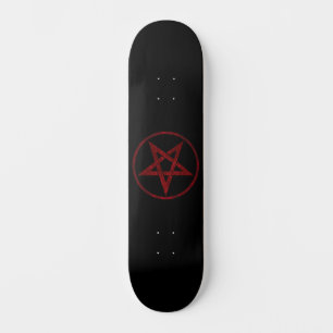 Skateboard Pentagram Red Devil