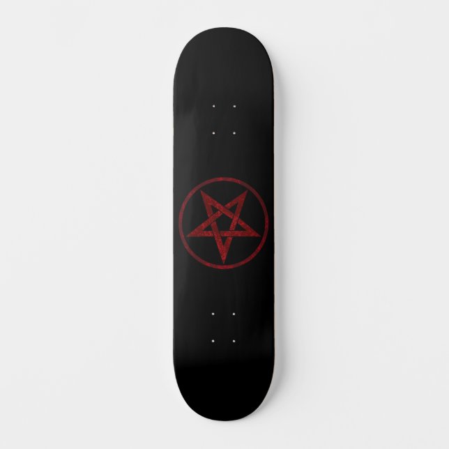 Skateboard Pentagram Red Devil (Recto)
