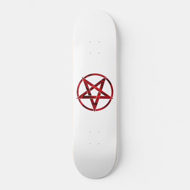 Skateboard Pentagramme du Diable Rouge (Recto)
