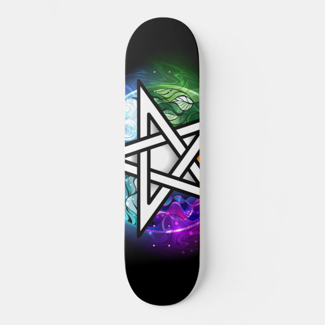 Skateboard pentagramme du Wiccan (Recto)