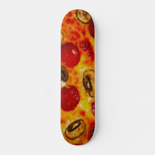 Skateboard Pepperoni et Pizza aux champignons