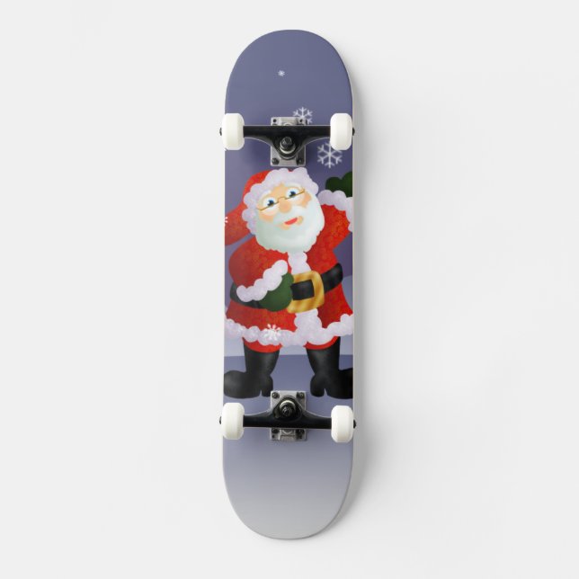 Skateboard Père Noël (Recto)
