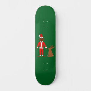 Skateboard Père Noël Sasquatch et Jackalope Noël