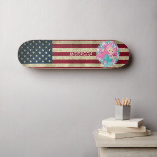 Skateboard Personnalisé American LITTLE MERMAID