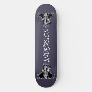 skateboard Personnalisé Elephant Head Sacré
