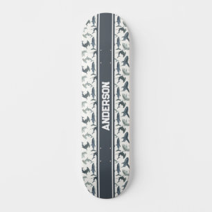 Skateboard personnalisé pour requins   Requins aqu