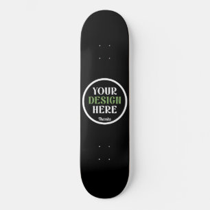 Skateboard personnalisé, unique, élégant et minimaliste kiss