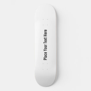 Skateboard Personnaliser blanche