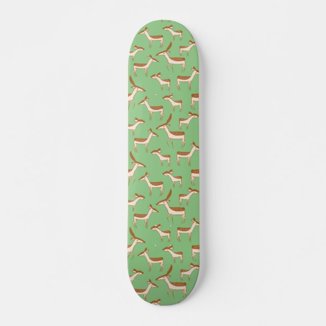 Skateboard Personnaliser Cute Deer Design (Devant)