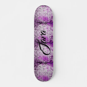 Skateboard Personnaliser d'impression Damask rose Abstraite S