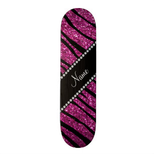 Skateboard Personnaliser les bandes zèbres de parties scinti