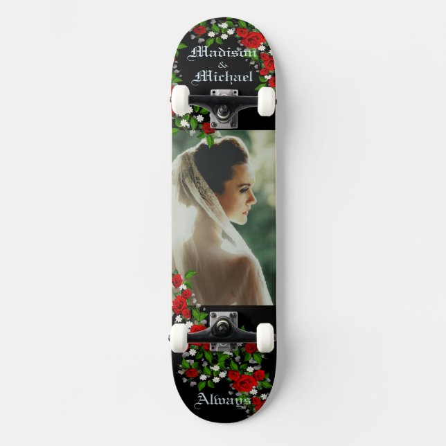 Skateboard Personnaliser les noms et la grande photo artisana (Recto)