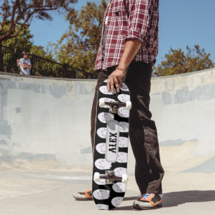 Skateboard Personnaliser l'Halloween du fantôme mignon