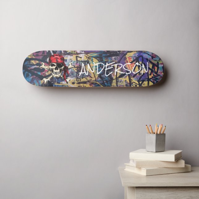 Skateboard Personnalized (Art mural (Horz))