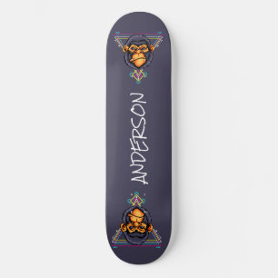 skateboard Personnalized Angry Gorilla Head Sacred