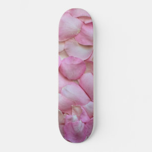 Skateboard Pétales roses