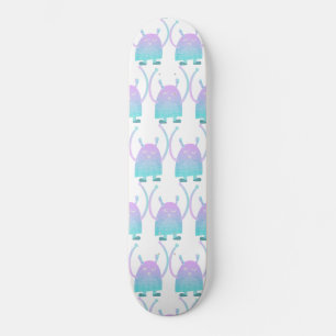 Skateboard Petit Monstre Bleu
