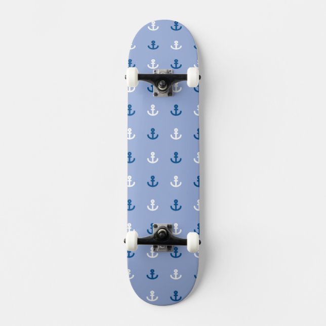 Skateboard Petit motif mignon d'Ancre (Recto)