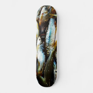 Skateboard Petit poisson blanc #2
