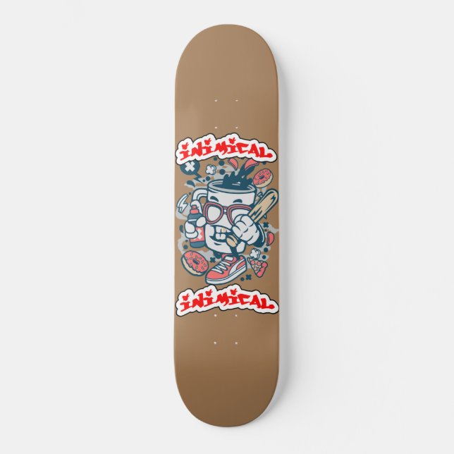 Skateboard Petit type de café (Recto)