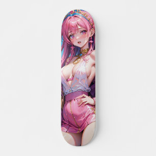 Skateboard Petite fille Anime
