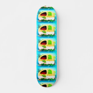 Skateboard Petite maison caravane tzigane 
