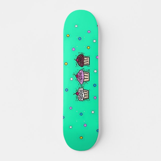 Skateboard petits gâteaux (Devant)