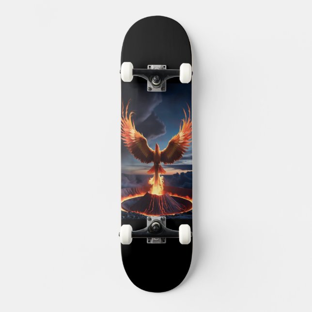 Skateboard Phoenix montante (Recto)