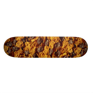 Skateboard Photo de céréale de raisin sec et de son