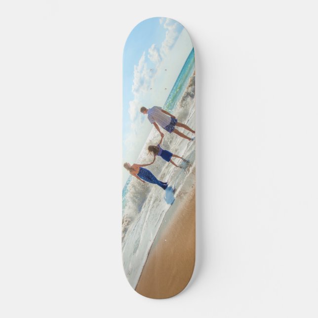 Skateboard Photo personnalisée - Votre propre design - Famill (Recto)