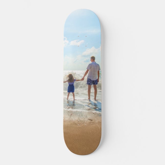 Skateboard Photo personnalisée - Votre propre design - Meille (Recto)
