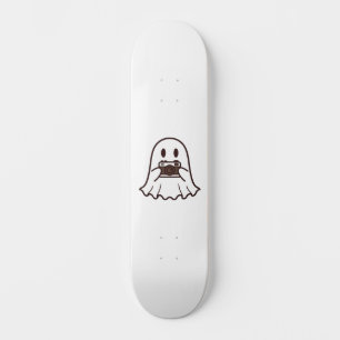 Skateboard Photographe fantôme d'Halloween mignon